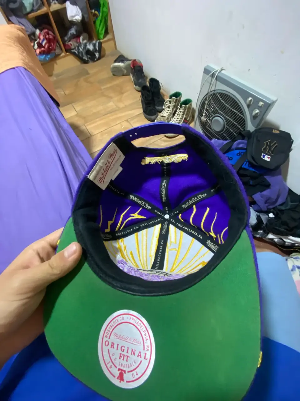 Gorra Los Angeles Lakers morada - miniatura 2