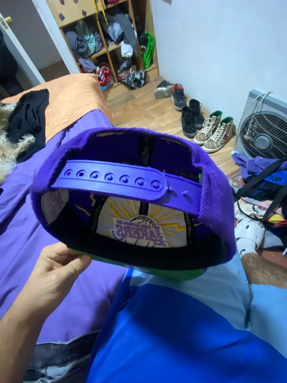 Gorra Los Angeles Lakers morada - miniatura 3
