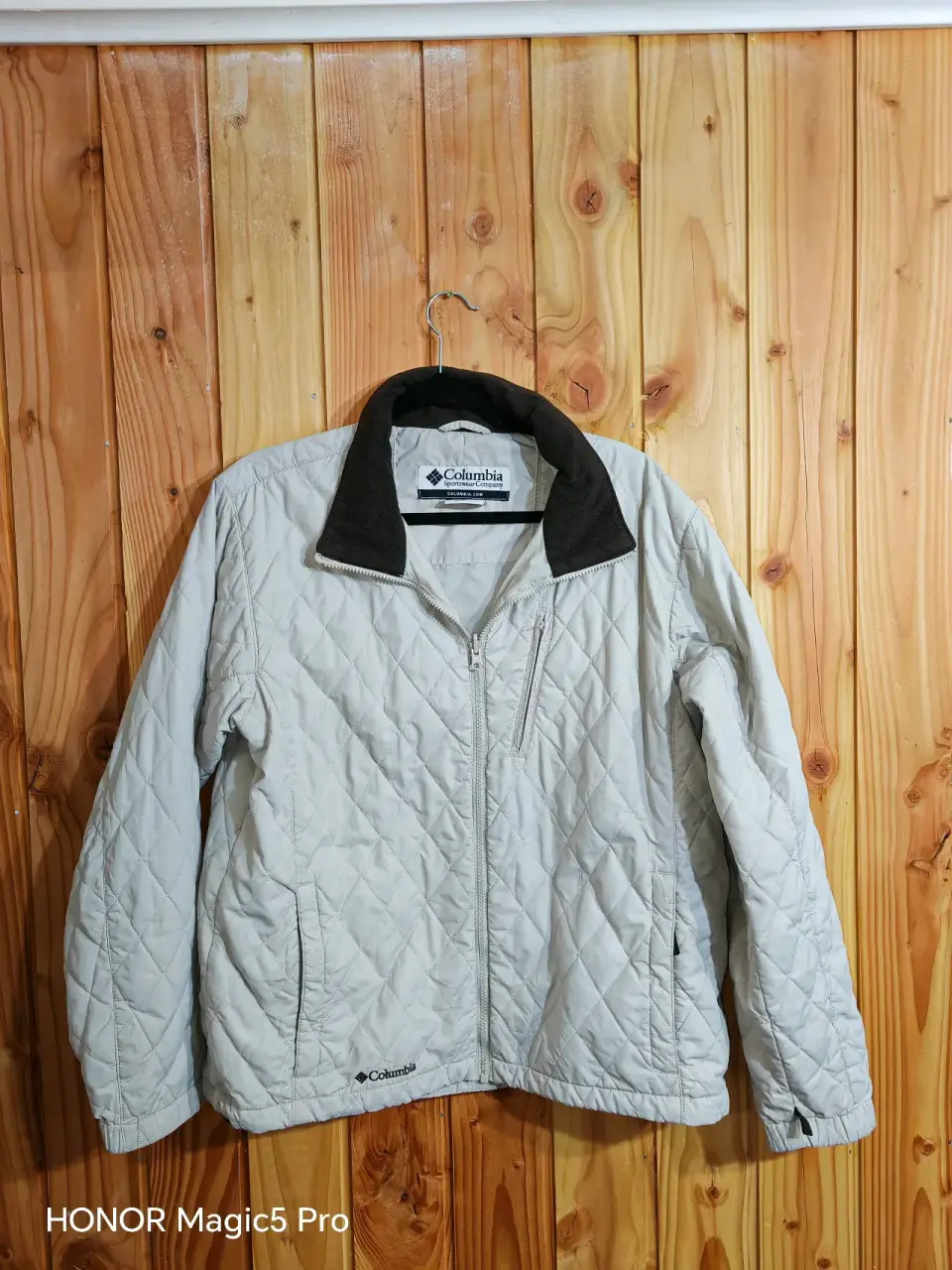 Chaqueta Columbia acolchada gris - miniatura 1