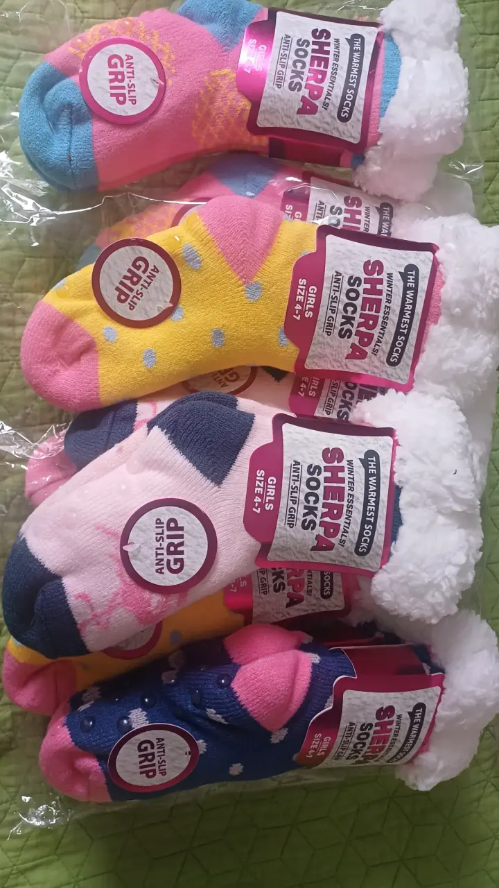 Calcetines Sherpa antideslizantes niñas - miniatura 1