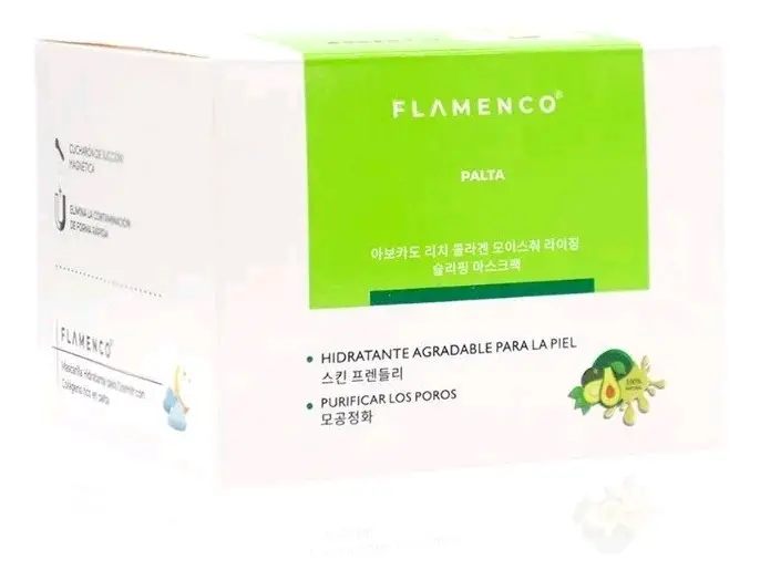 Máscara facial Flamenco Kiwi y palta - miniatura 3
