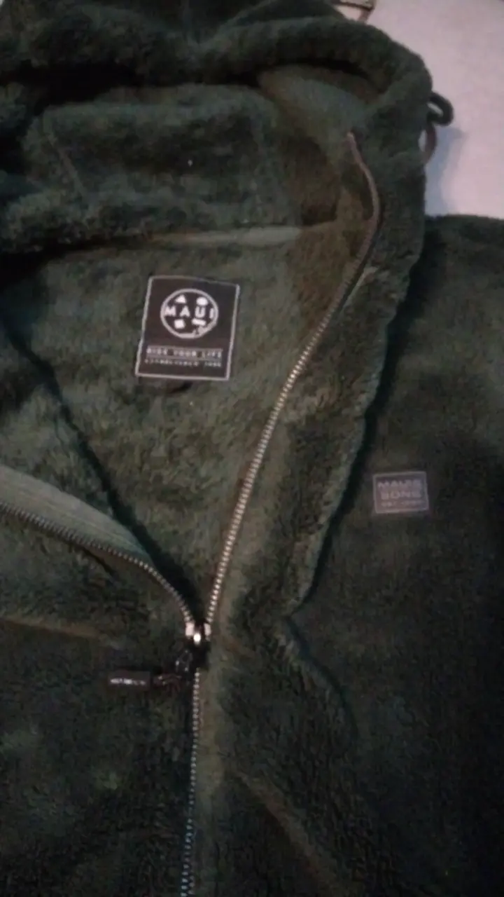 Chaqueta de polar verde Maui - miniatura 1