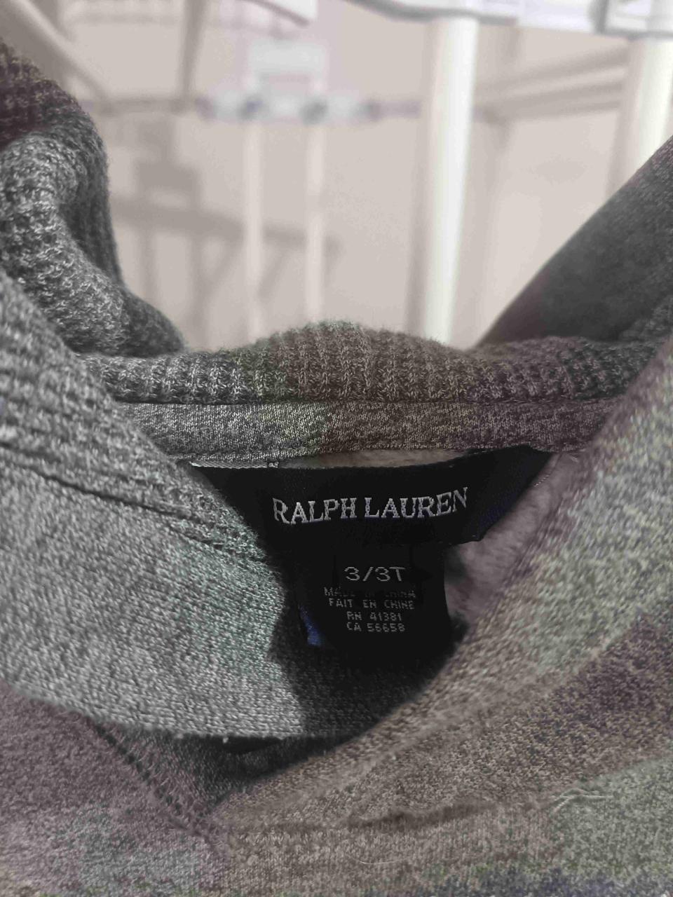 Polerón gris Ralph Lauren 3/3T - miniatura 1