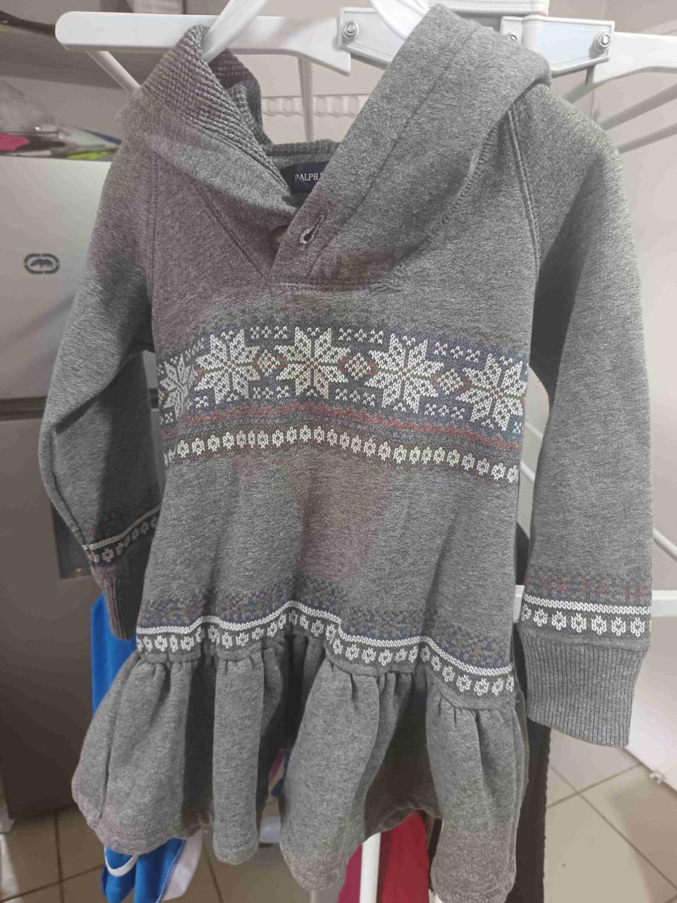 Polerón gris Ralph Lauren 3/3T - miniatura 2