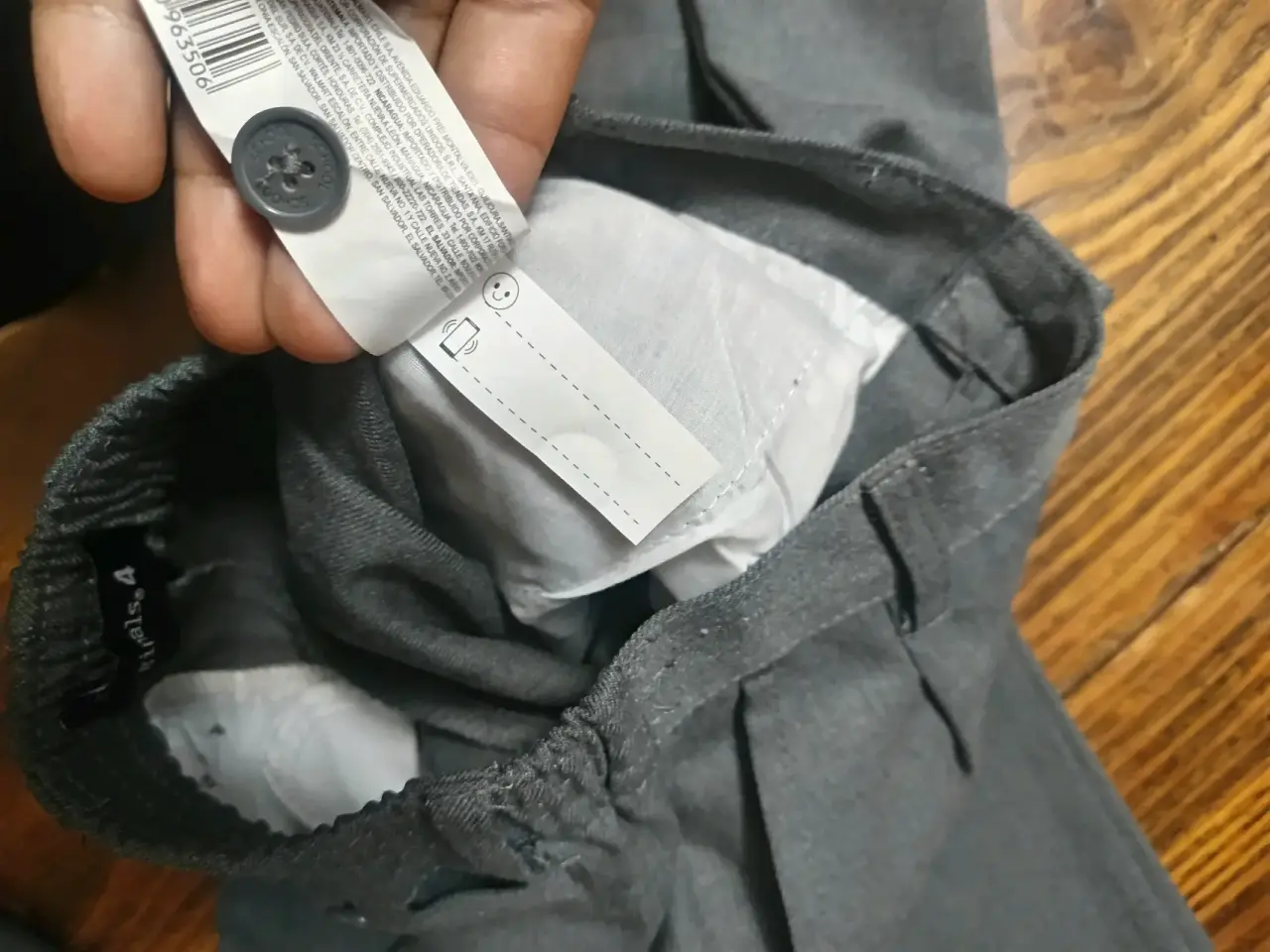 Pantalones grises para niño - miniatura 3