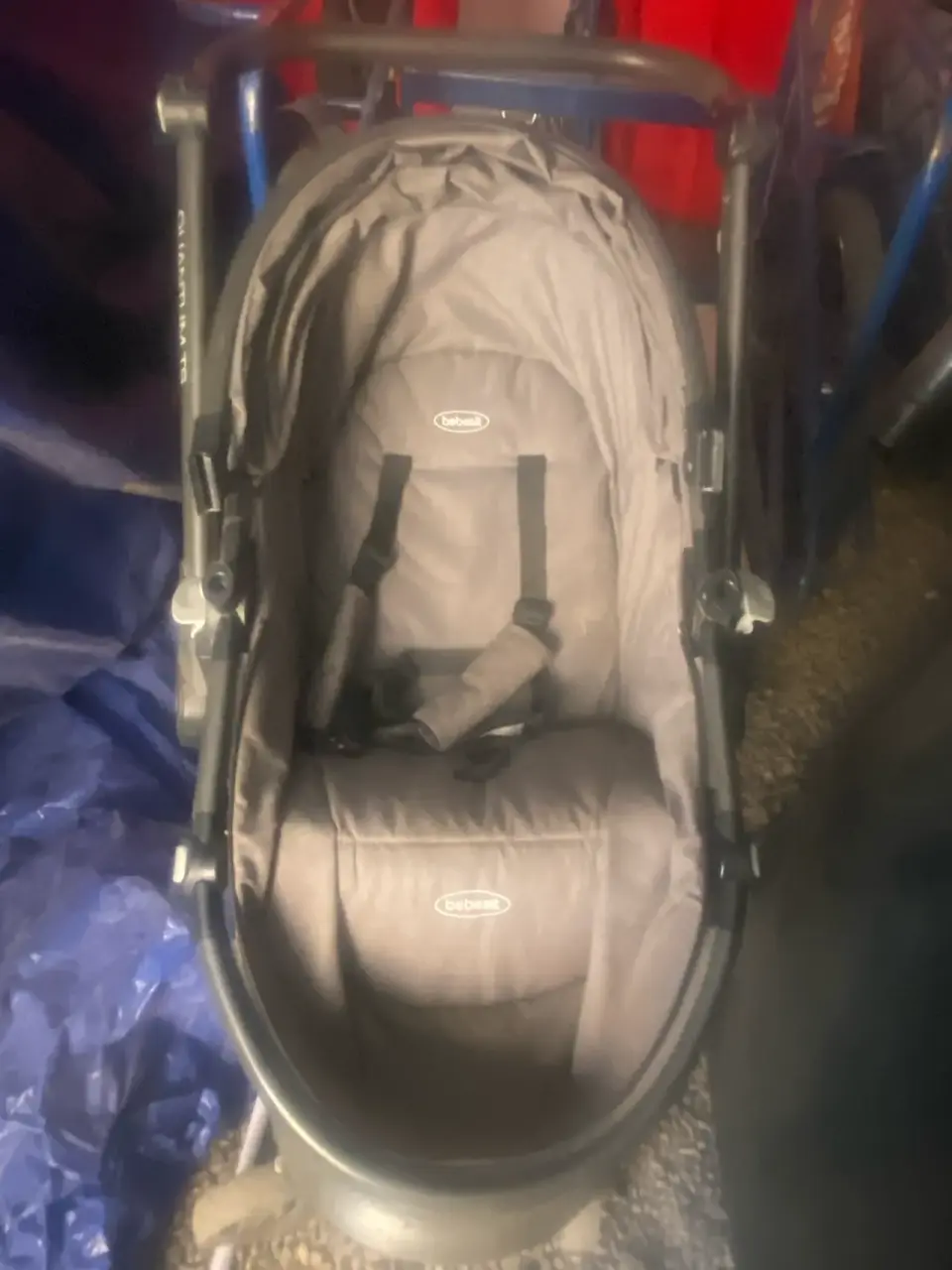 Coche para bebé gris - miniatura 3