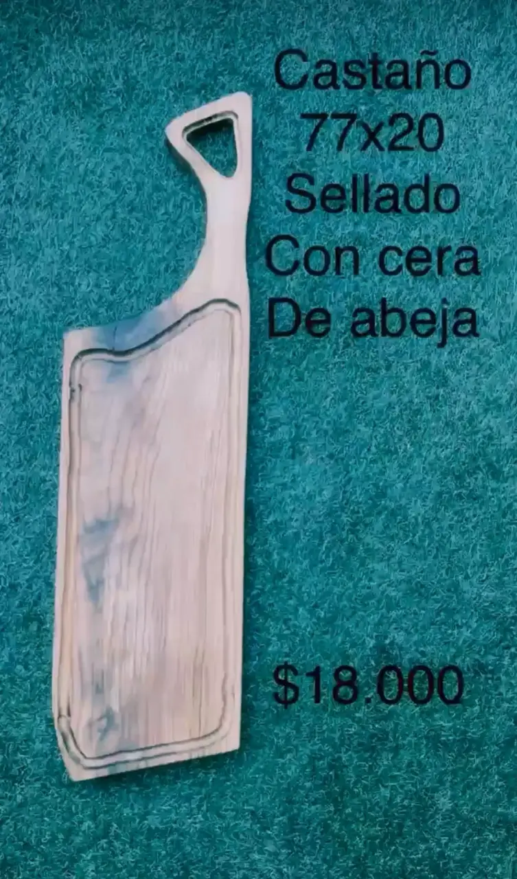 Tabla de castaño encerada - miniatura 1