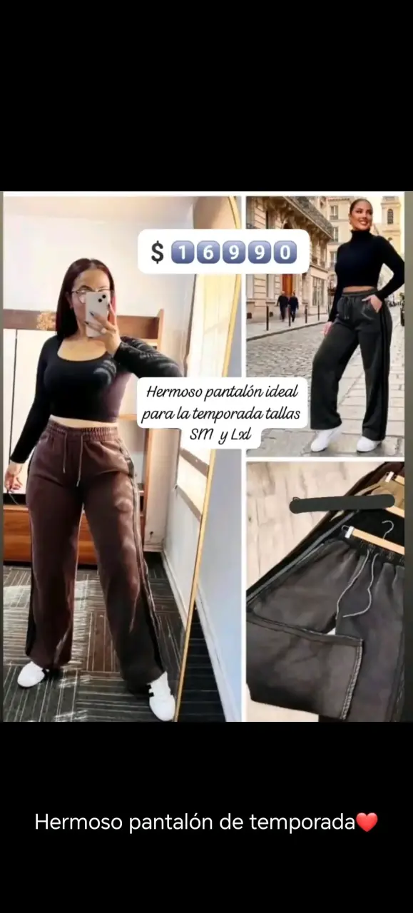 Pantalón abrigado con micro polar por dentro - miniatura 1