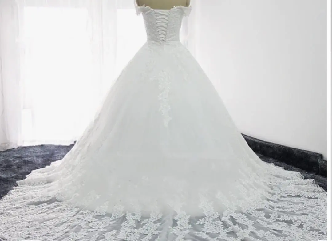 Vestido de novia estilo princesa - miniatura 3