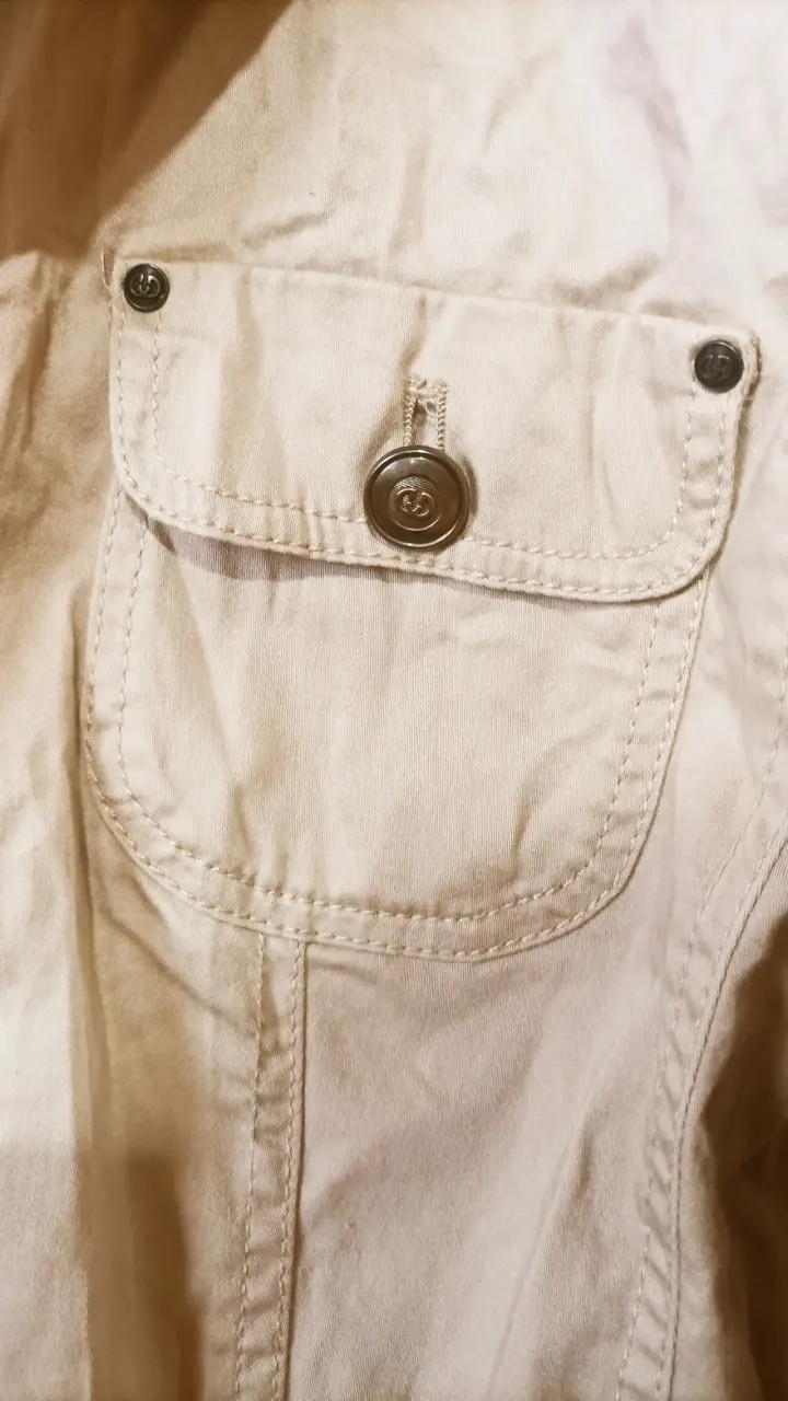 Blazer beige estilo casual - miniatura 5