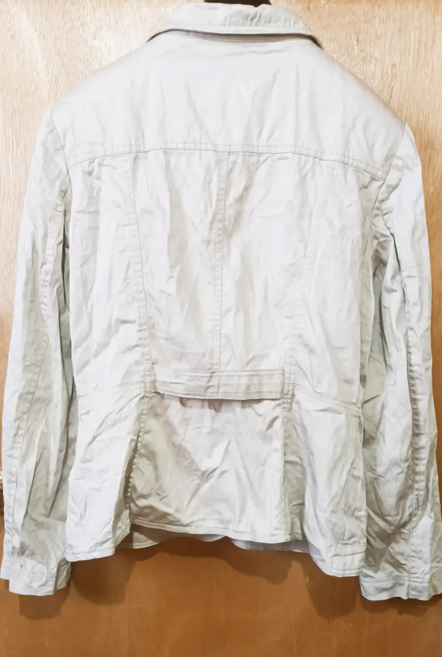 Blazer beige estilo casual - miniatura 6