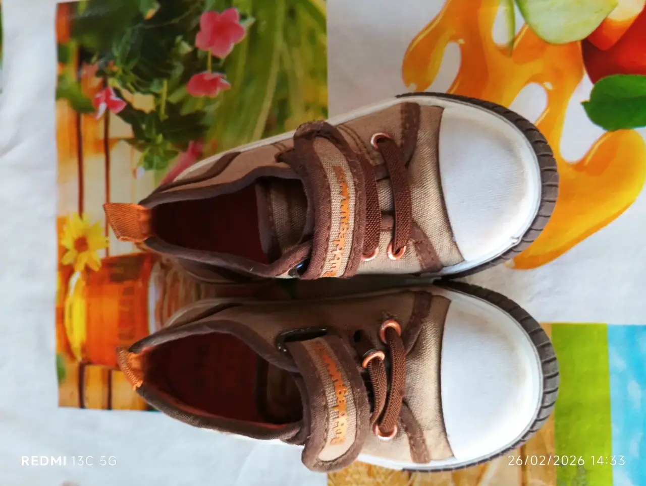 Zapatillas marrones niño