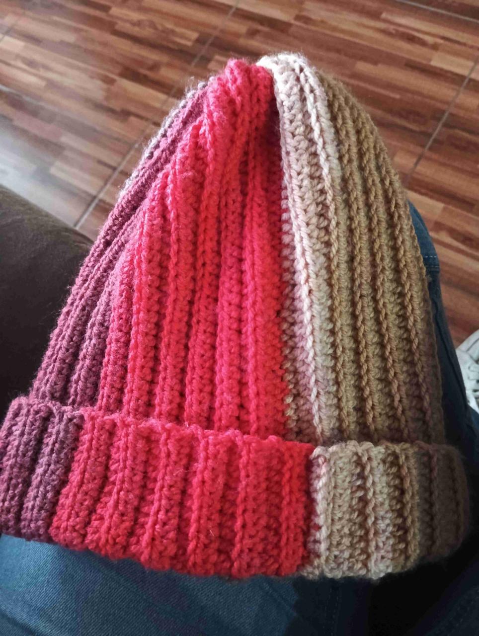 Gorro tejido multicolor - miniatura 4
