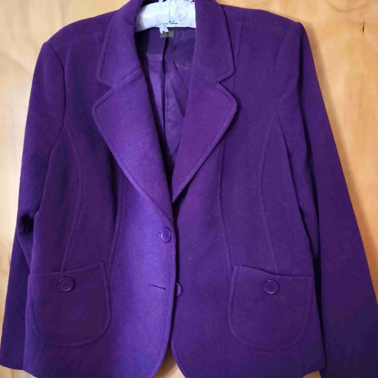 Blazer morado de mujer - miniatura 1