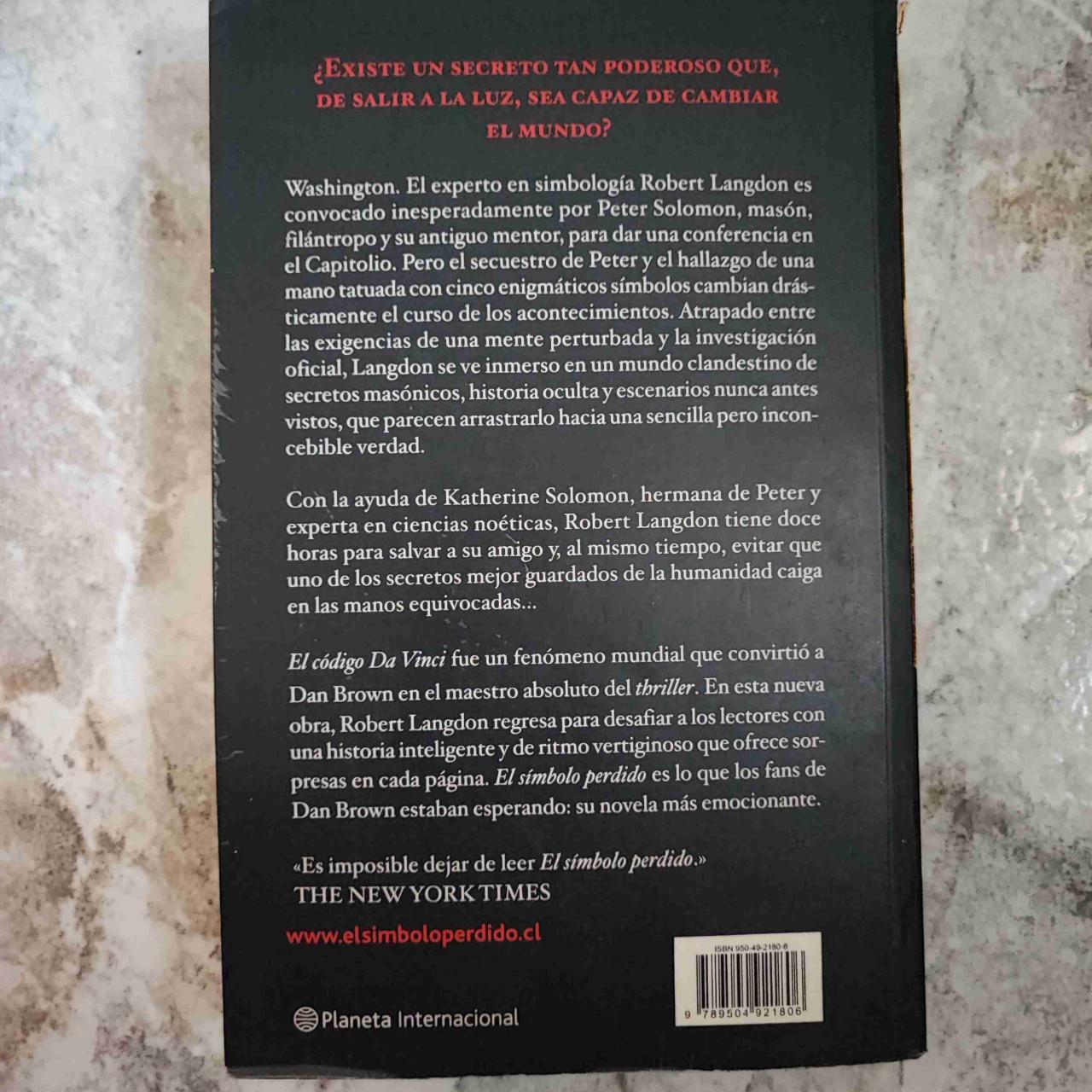 Libro El Símbolo Perdido - Dan Brown - miniatura 2