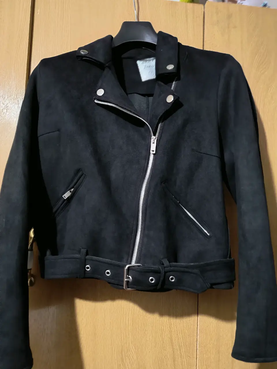 Chaqueta biker negra - miniatura 1