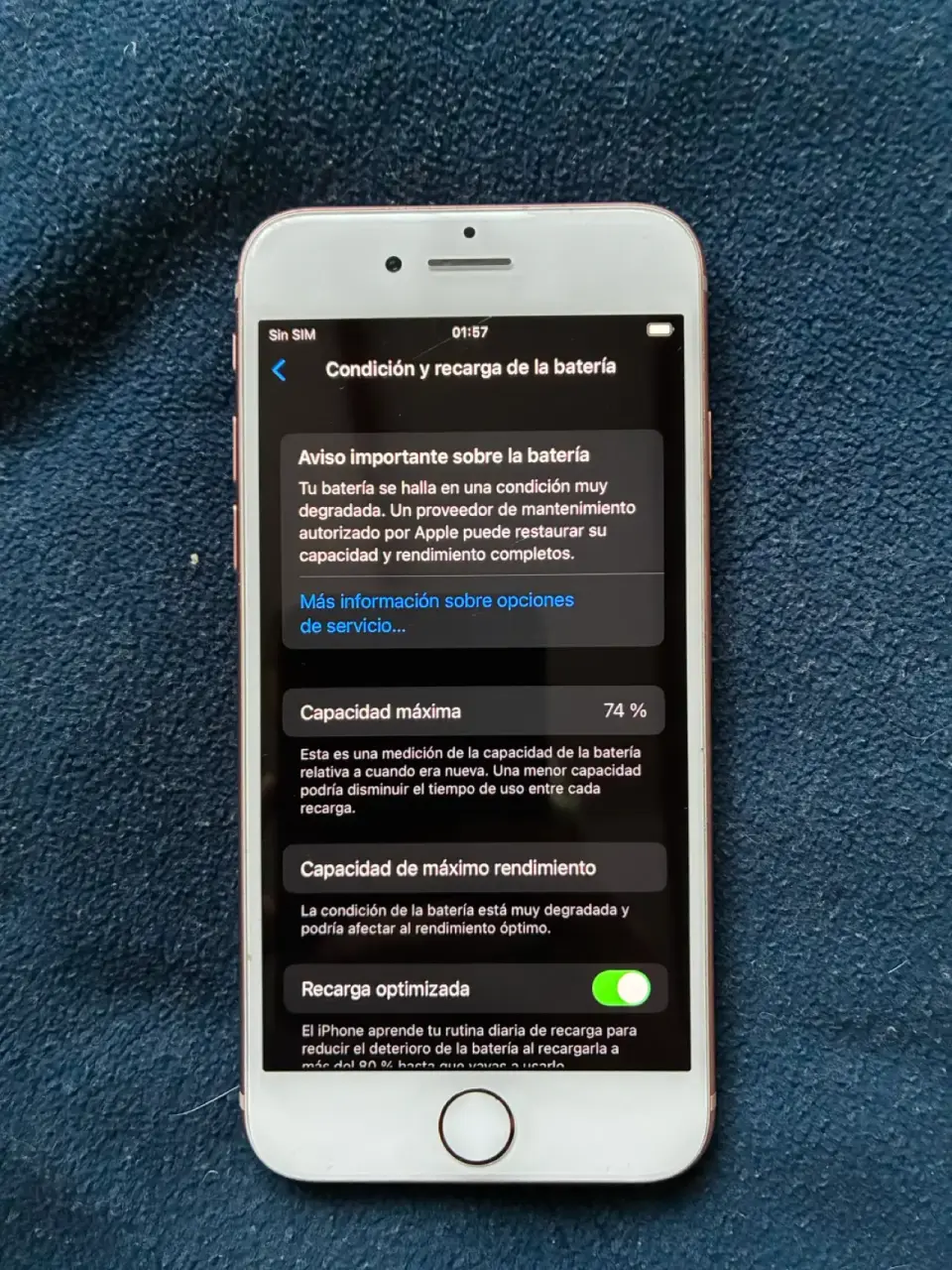 iPhone 8 rose gold sin SIM - miniatura 4