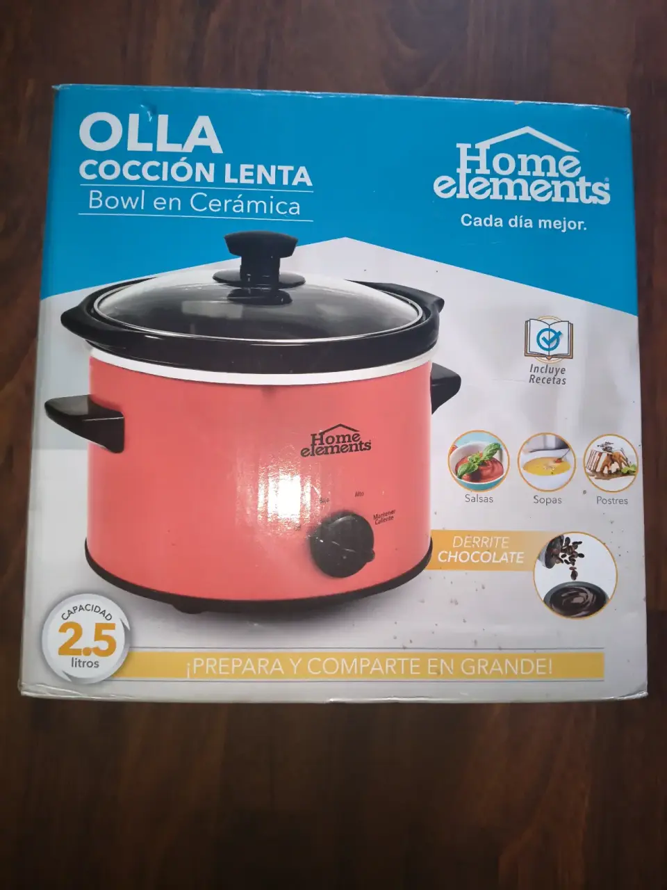 Olla de cocción lenta Home Elements