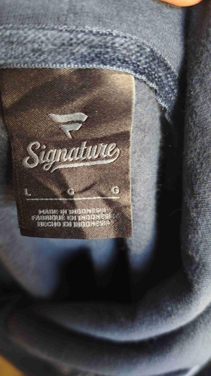 Polerón azul Signature L - miniatura 1