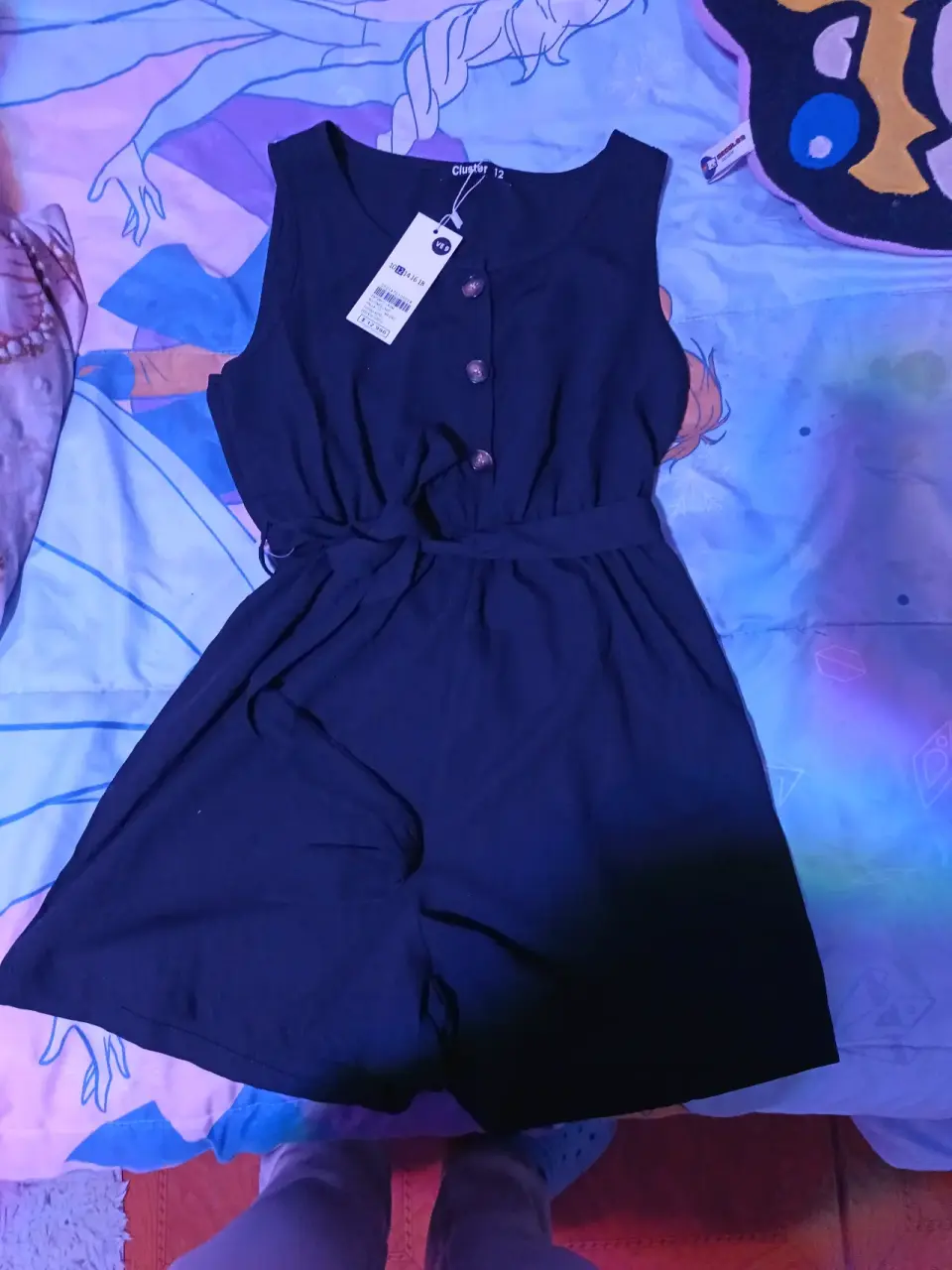 Enterito negro estilo casual - miniatura 1