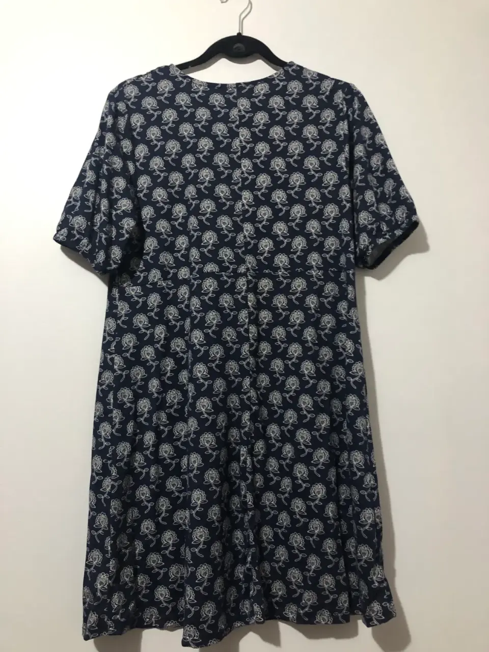 Vestido azul estampado floral - miniatura 2