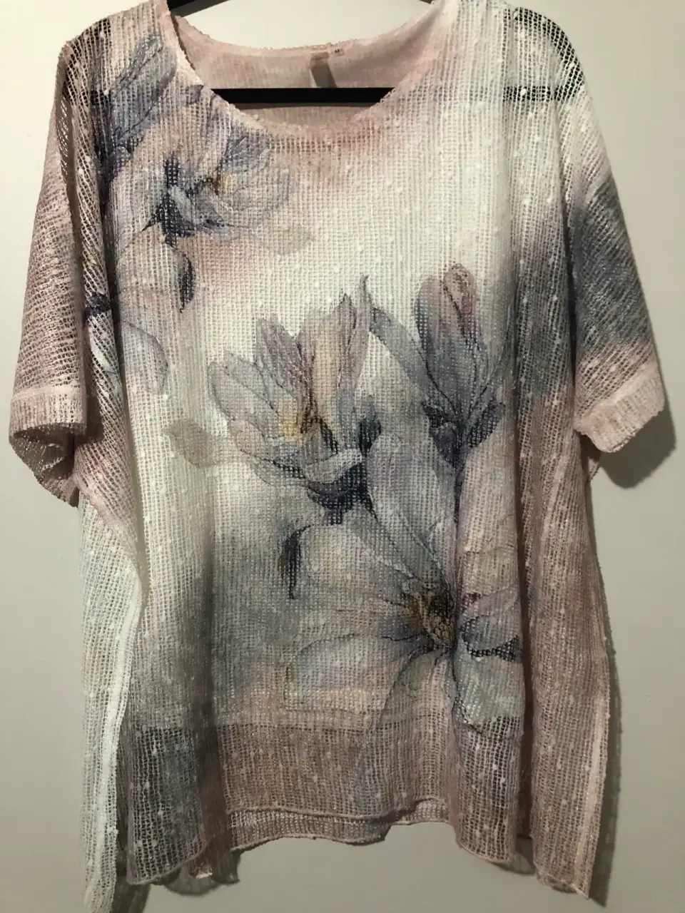 Polera floral semitransparente - miniatura 1