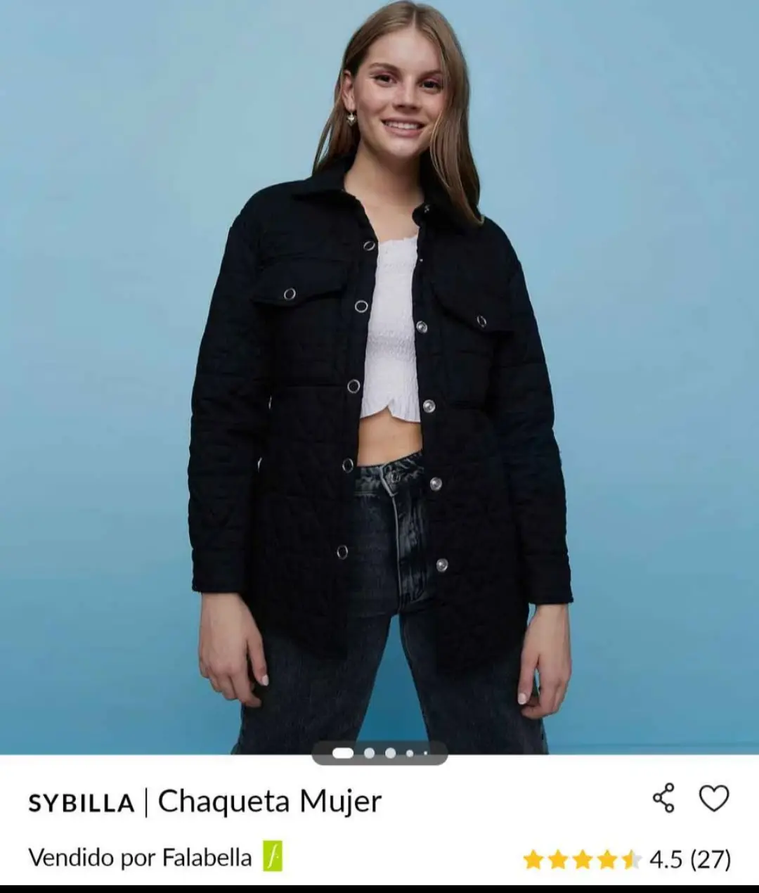 Chaqueta negra mujer