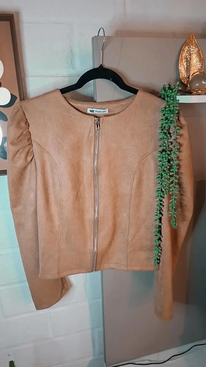 Chaqueta de lana con estampado animal - miniatura 2