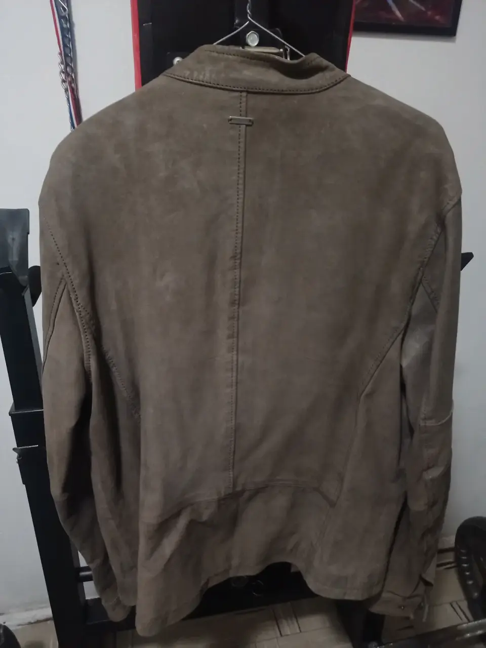 Chaqueta de cuero marrón - miniatura 3
