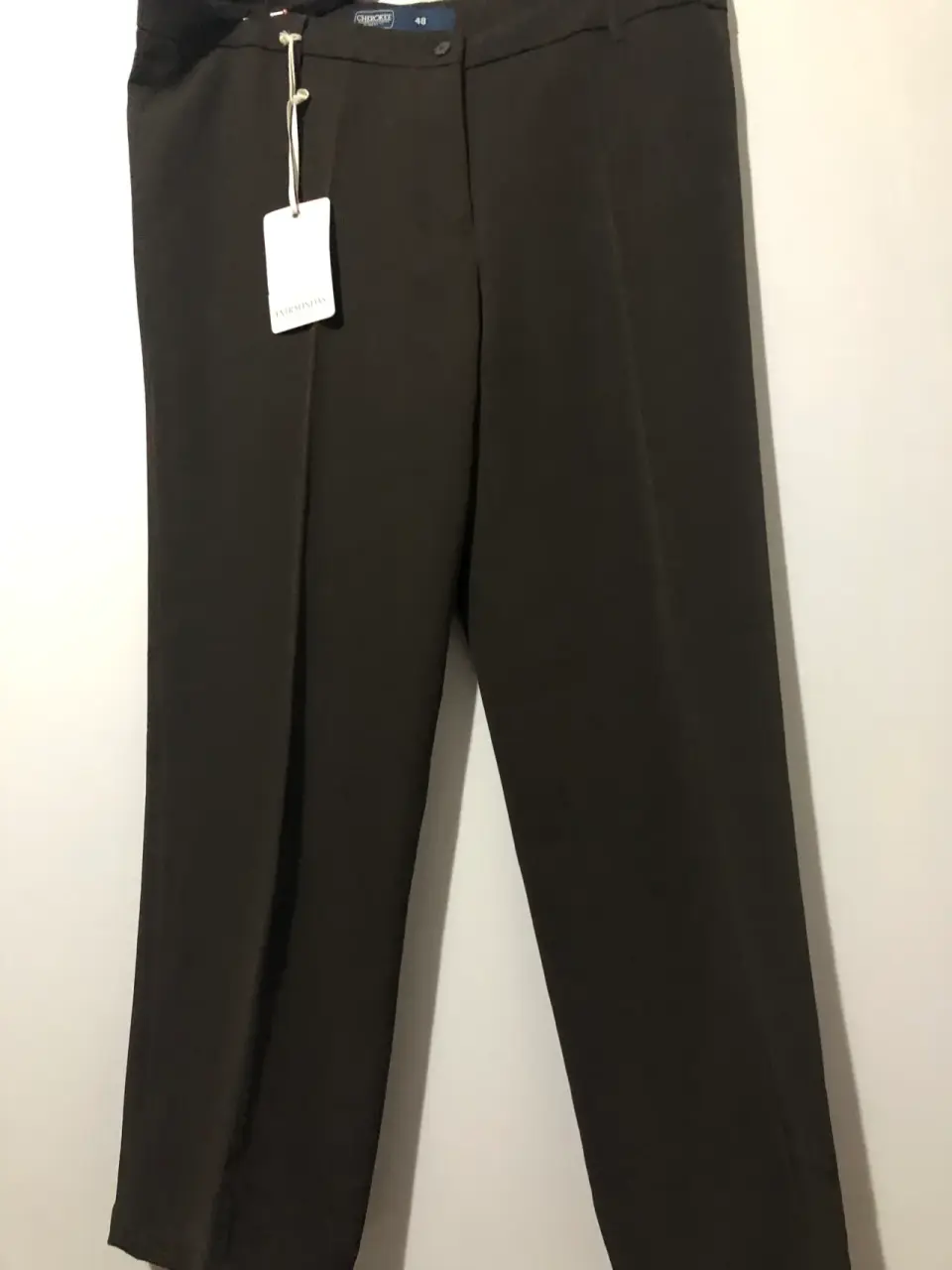 Pantalones de vestir marrones nuevos - miniatura 1