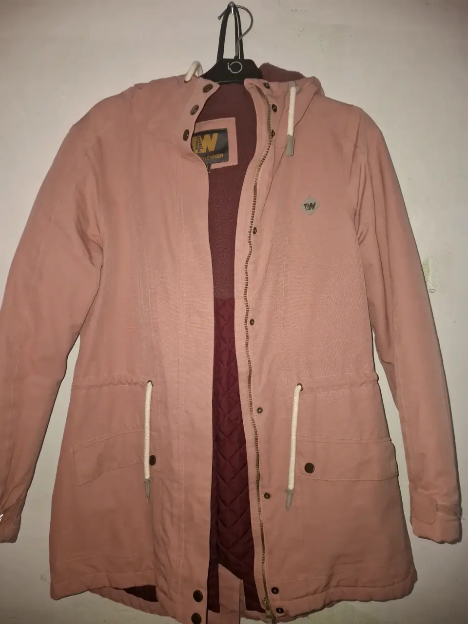 Parka rosada con capucha weinbrenner - miniatura 1