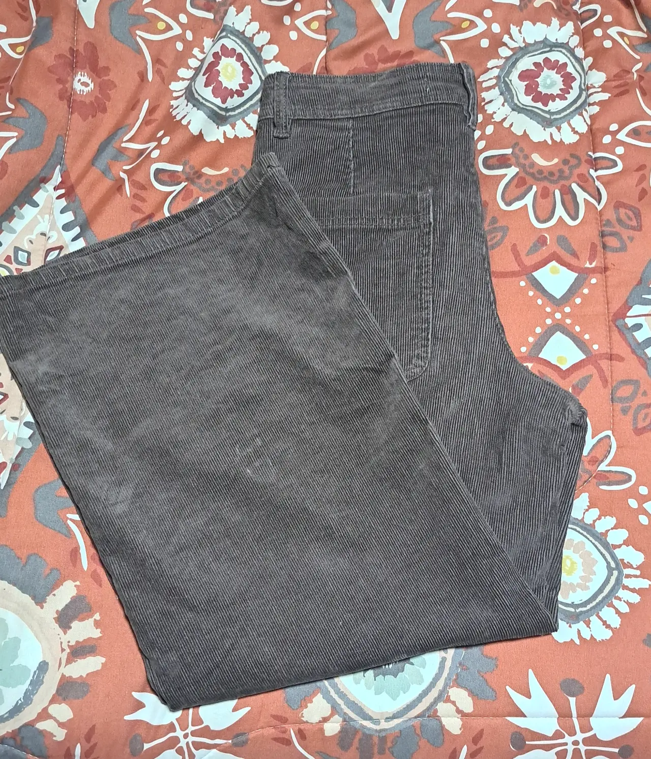 Pantalón de pana marrón - miniatura 1