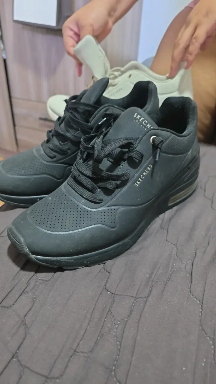 Zapatillas blancas Skechers - miniatura 2