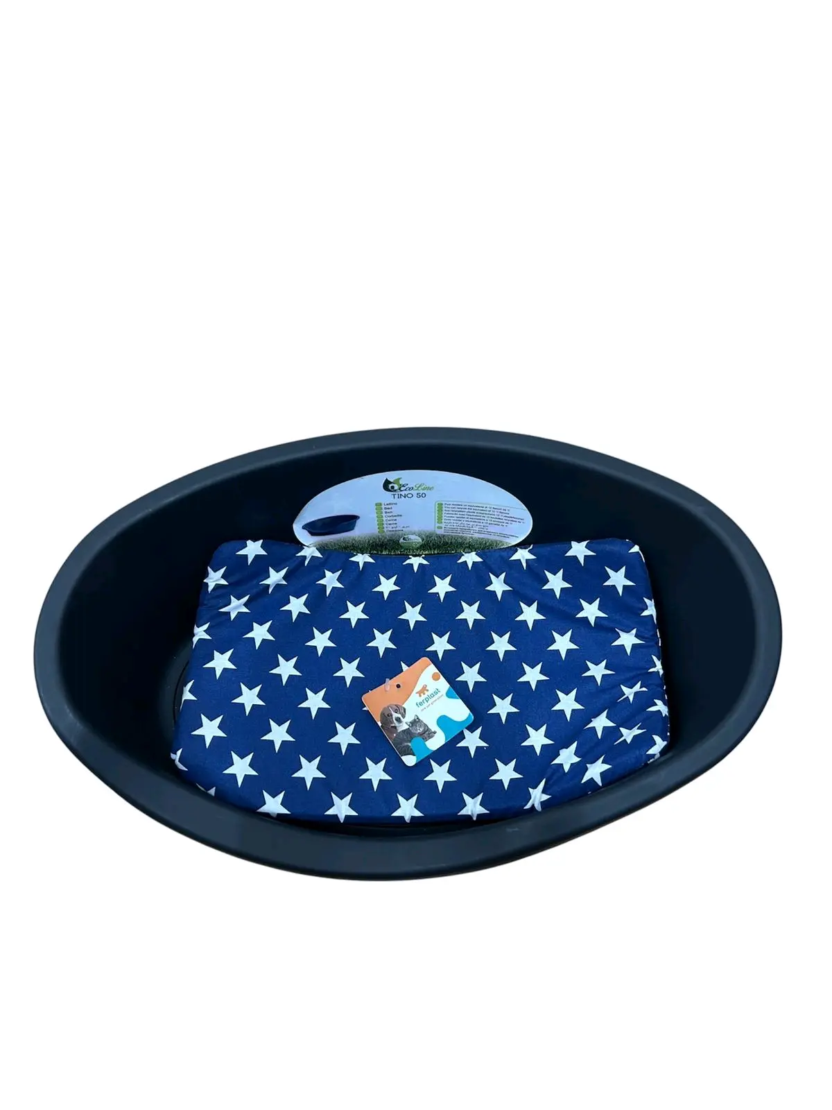 Cama negra para mascotas - miniatura 3