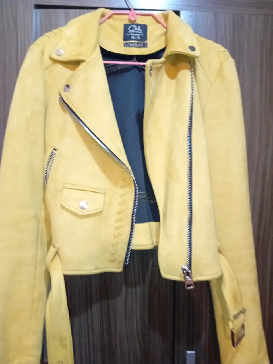 Chaqueta amarilla suéter mujer - miniatura 3