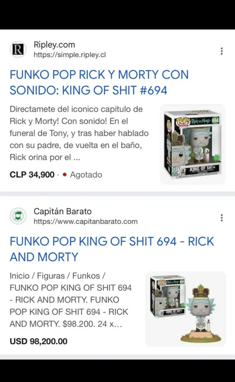 Figura Funko Pop Rick and Morty 694 - miniatura 4