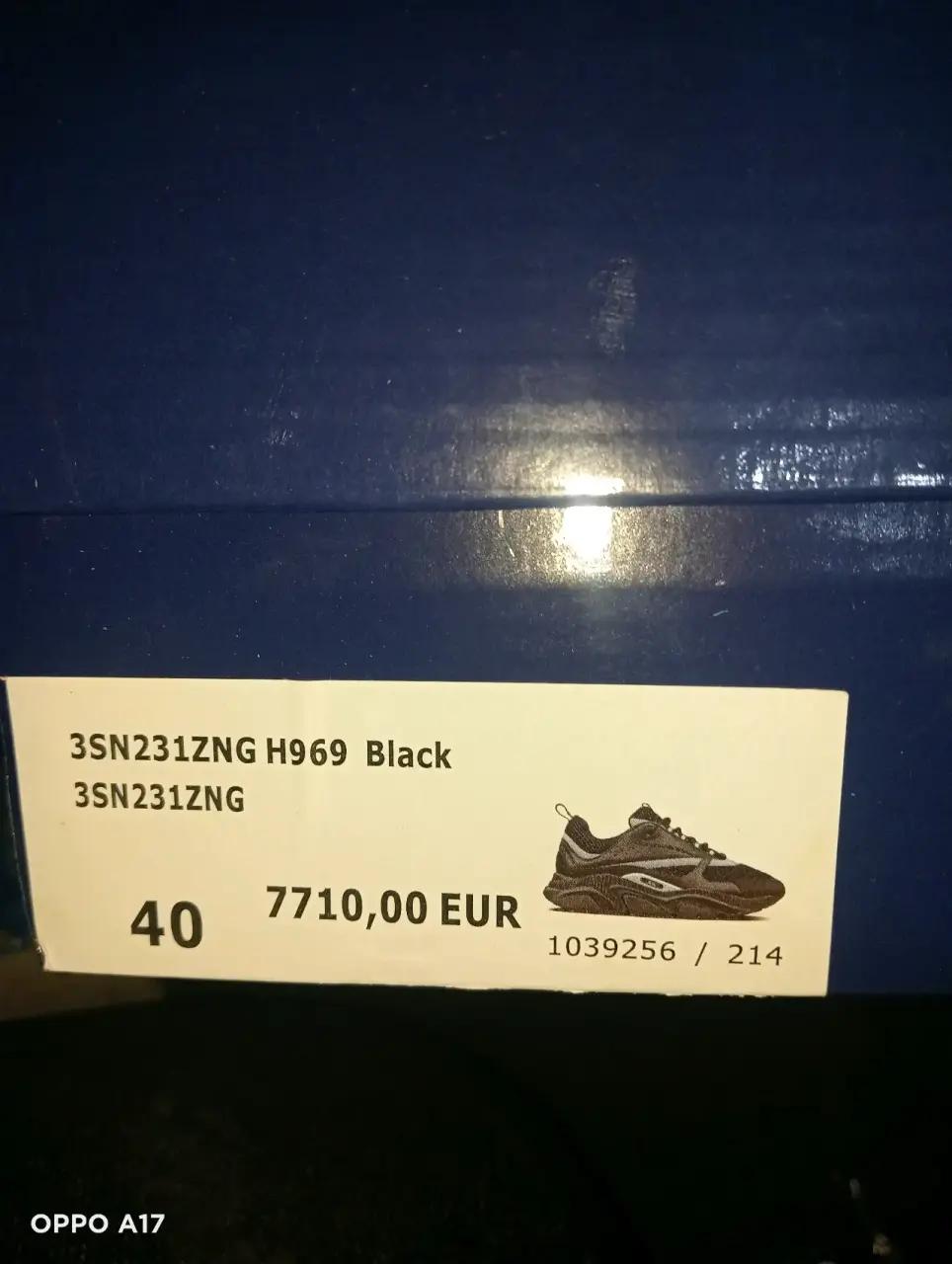 Zapatillas deportivas Dior negras - miniatura 2