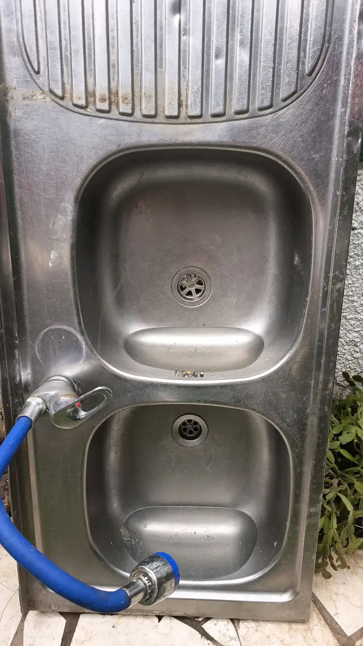 Lavaplatos doble de acero inoxidable - miniatura 3