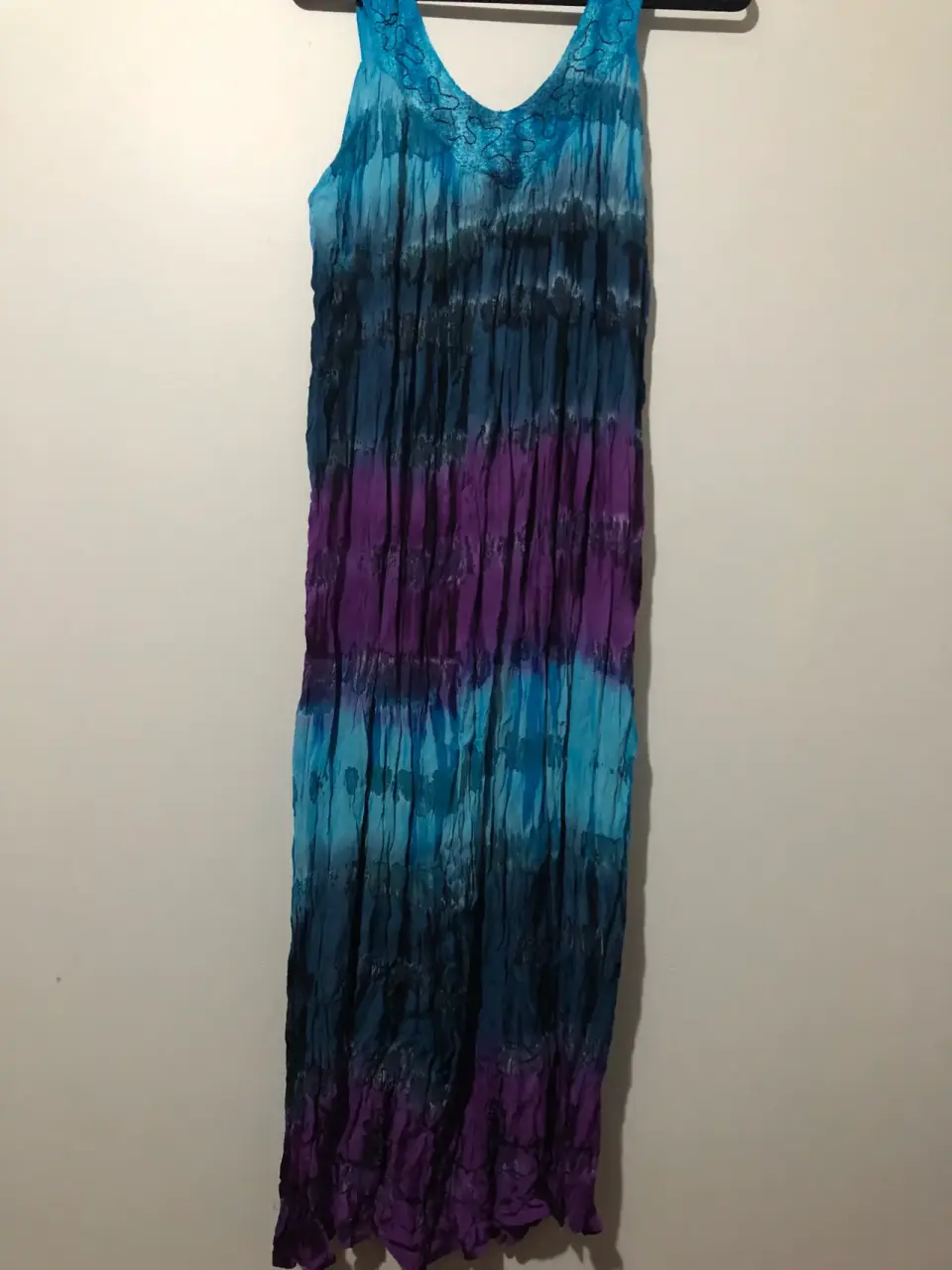 Vestido suelto degradado azul y morado - miniatura 2