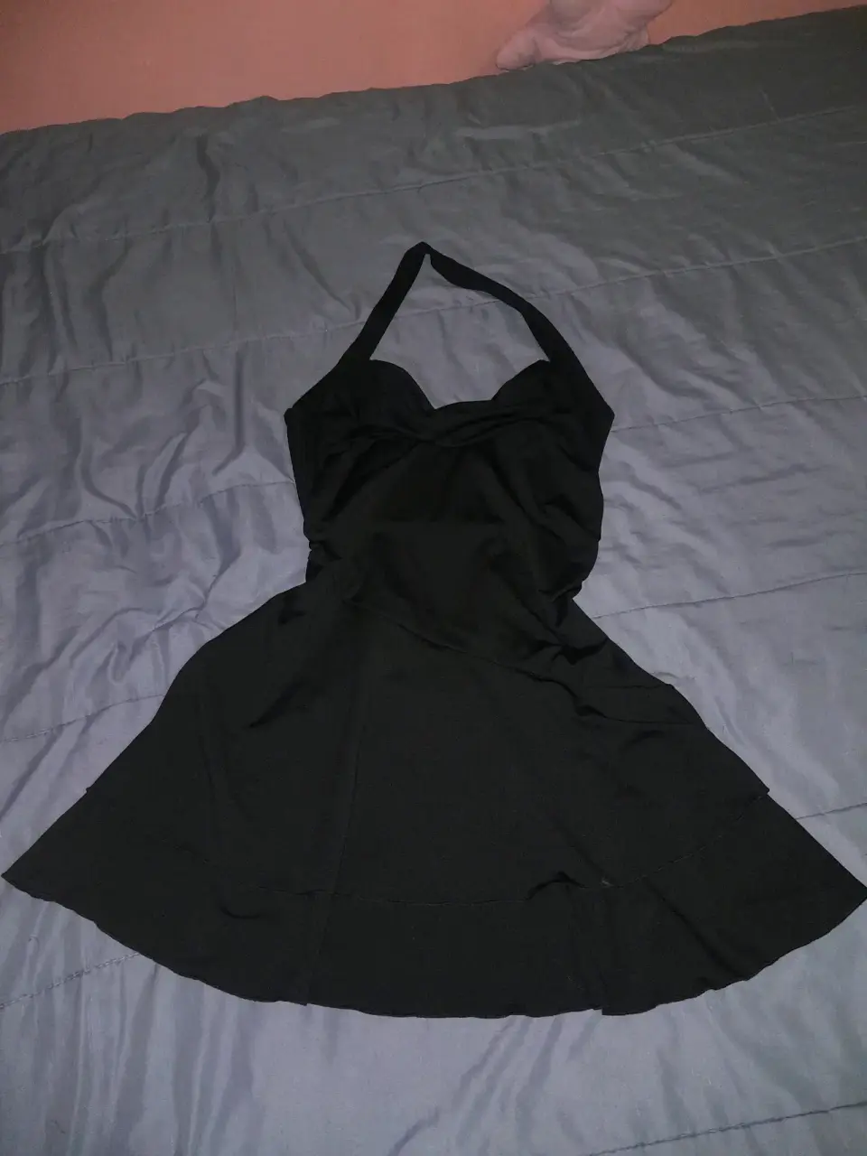 Vestido negro corto