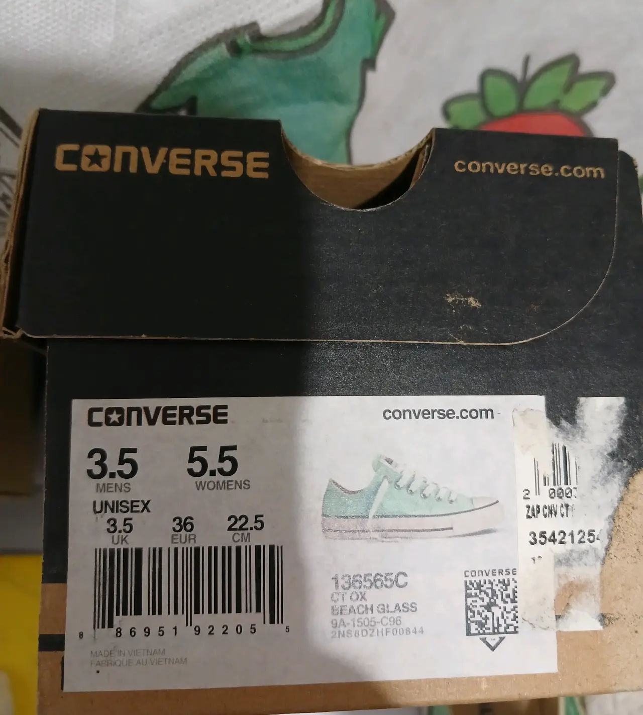 Zapatillas Converse verde menta - miniatura 3