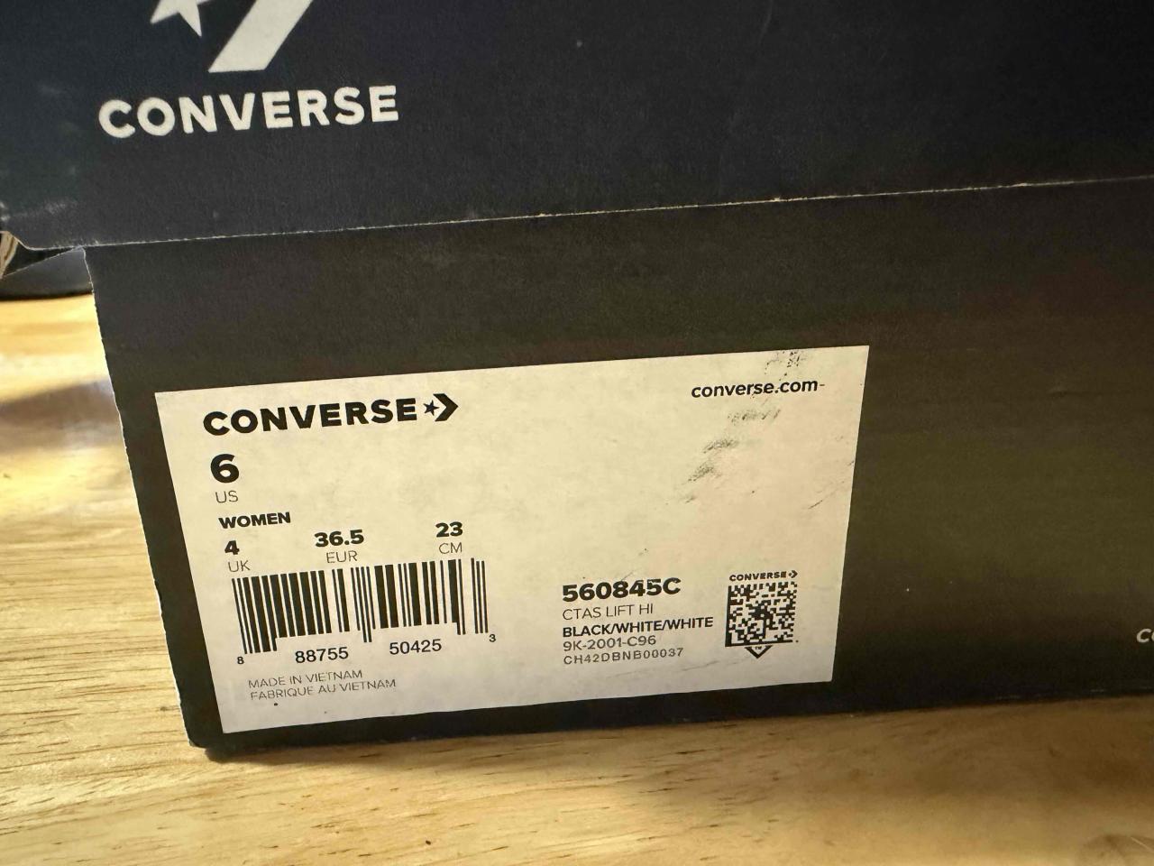 Zapatillas Converse negras altas - miniatura 2