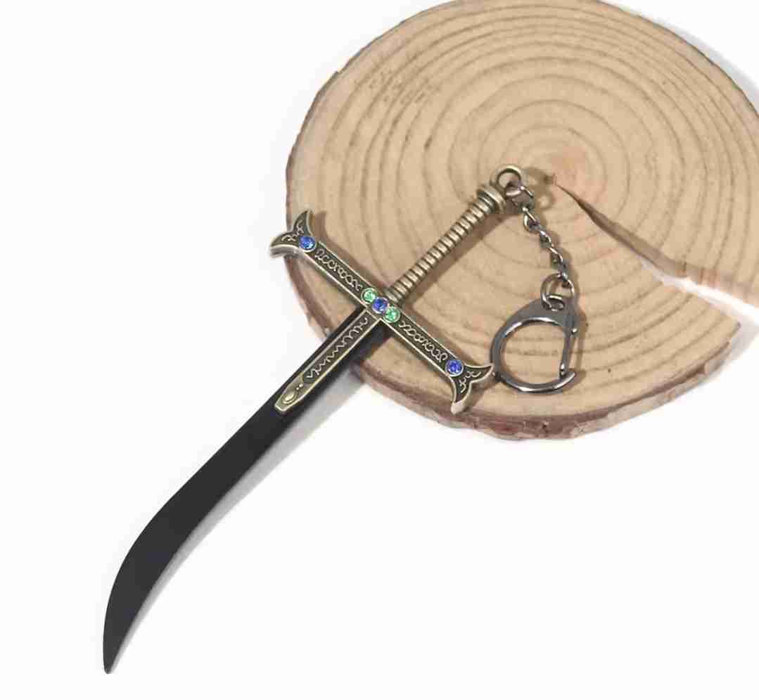 Llavero de Dracule Mihawk de one piece - miniatura 2