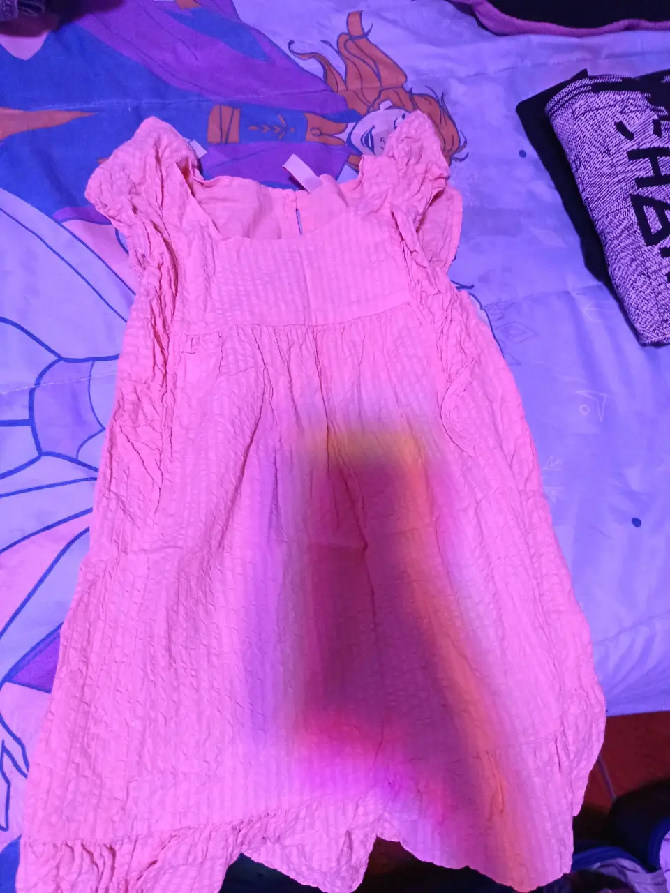 Vestido rosa claro