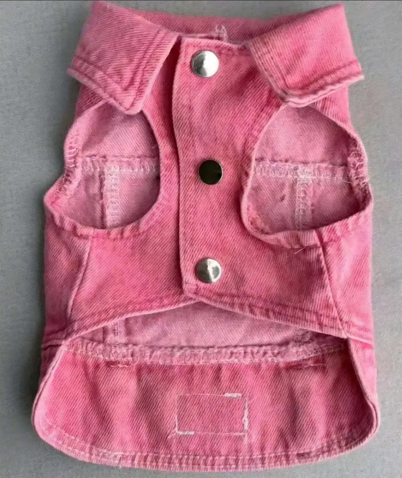 Arnés/Chaqueta Mezclilla Rosa c/Hebilla, Perritos - miniatura 5