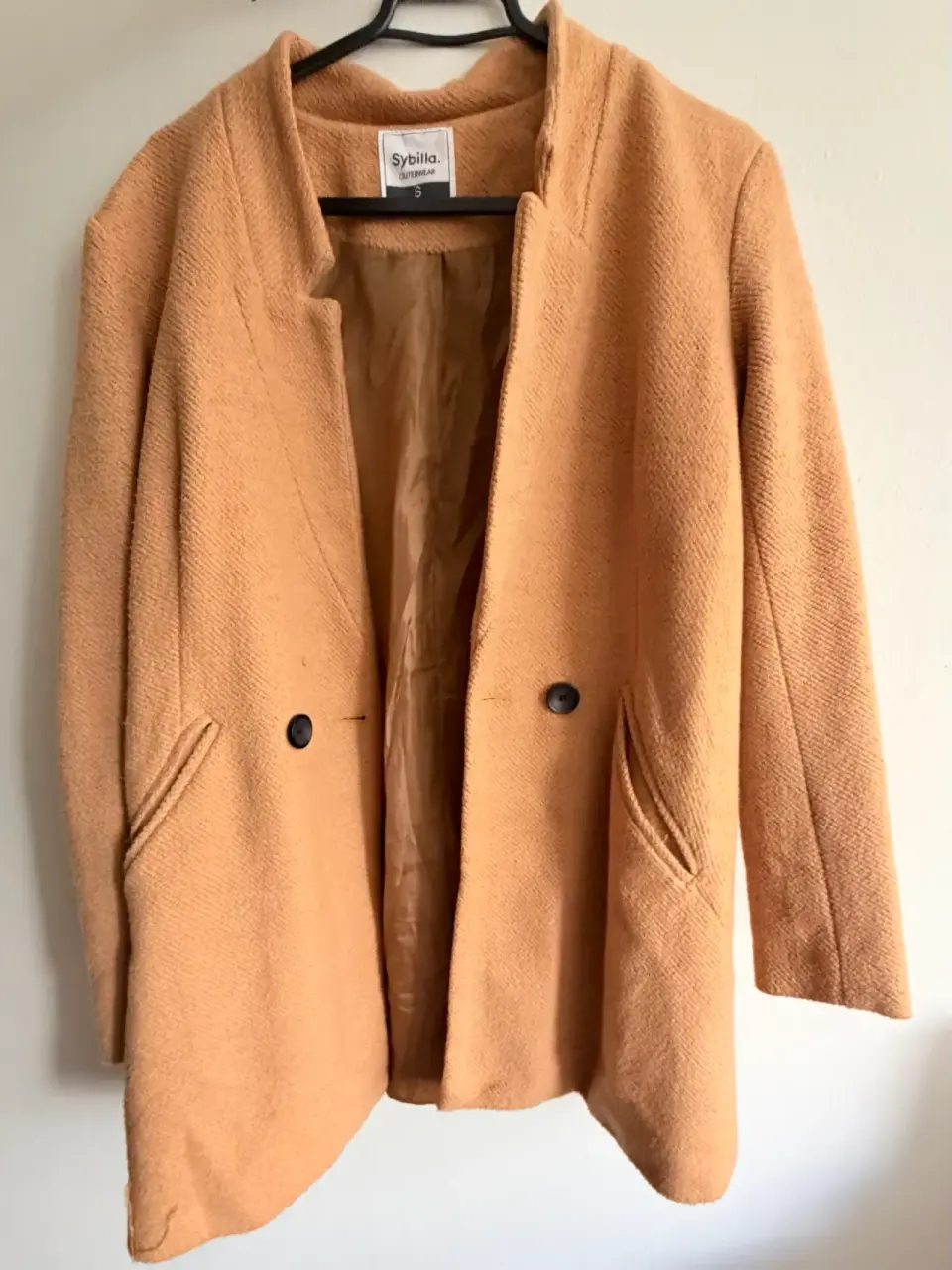 Abrigo marca Sibilla mujer color camel - miniatura 2