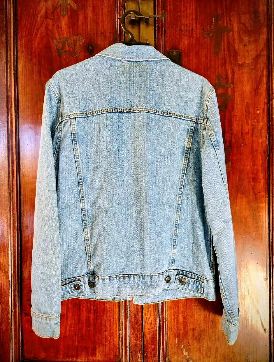 Chaqueta Mango denim azul celeste - miniatura 3
