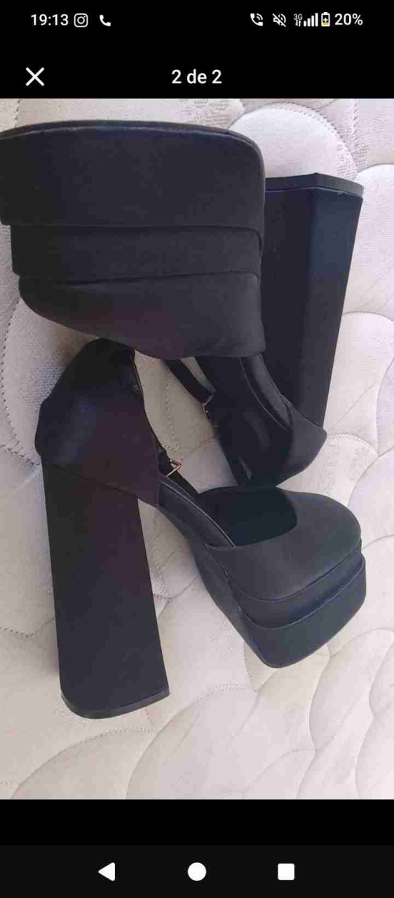 Zapatos de plataforma negros - miniatura 2