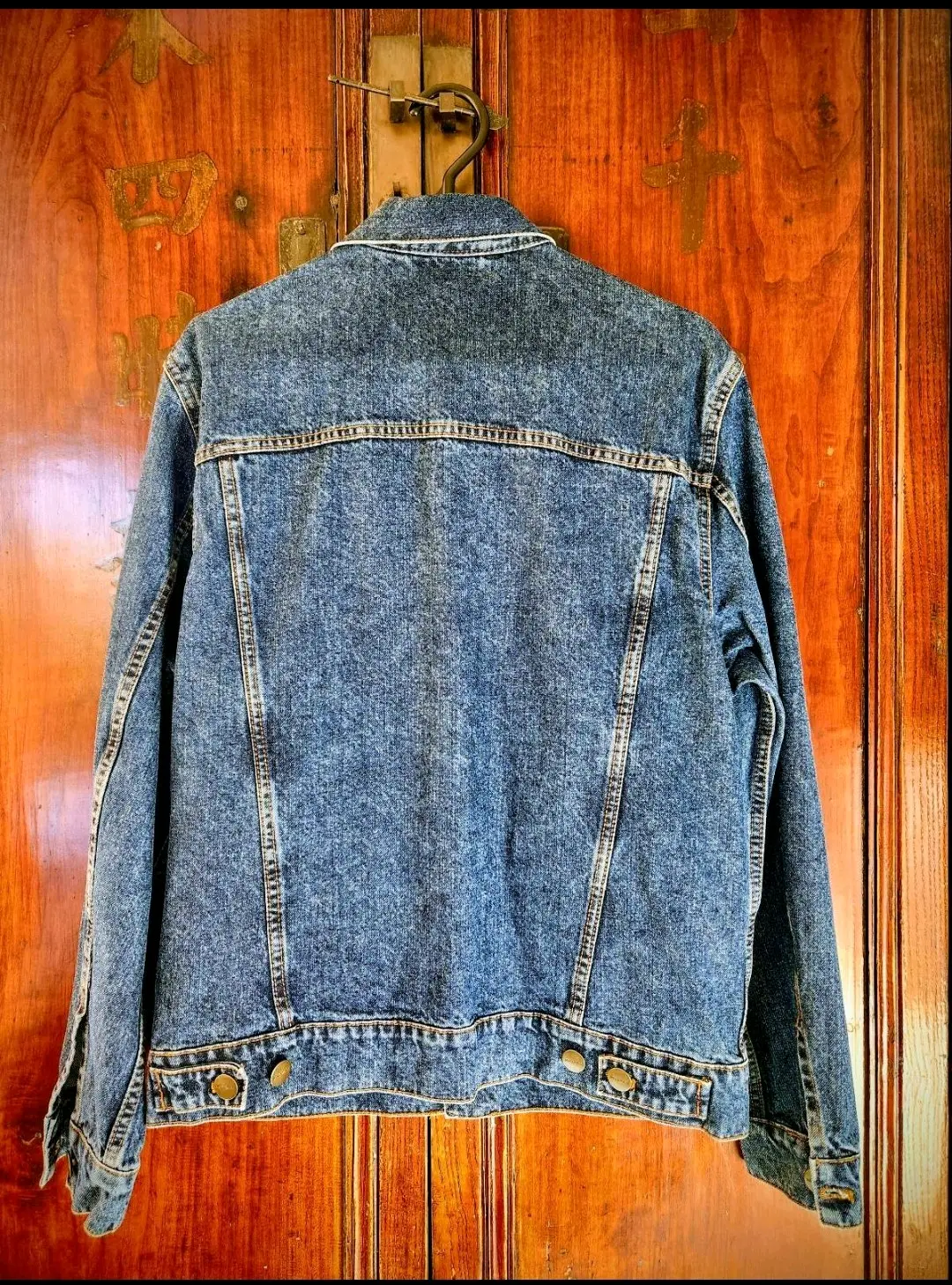 Chaqueta Mango de mezclilla azul - miniatura 2