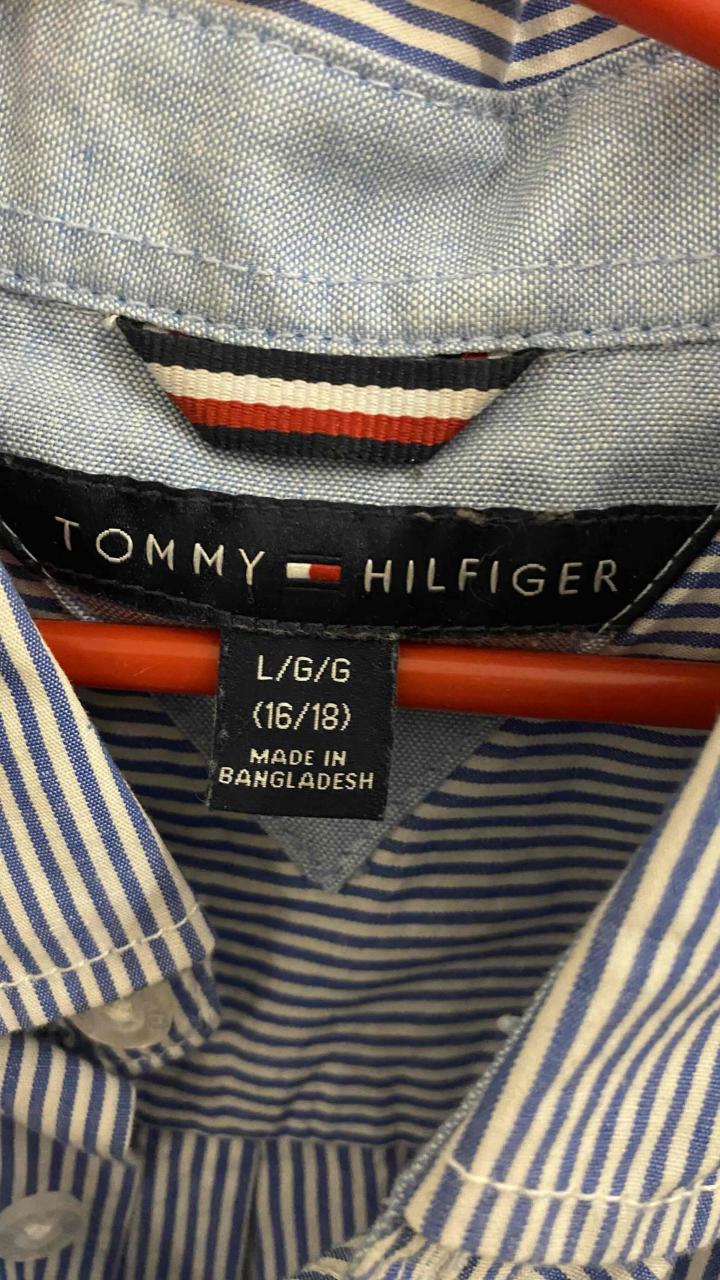 Camisa a rayas Tommy Hilfiger Niño - miniatura 3